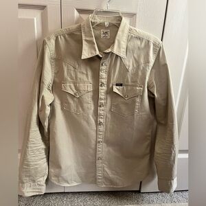 Men’s Lee 101 Western Pearl Snap shirt - Small